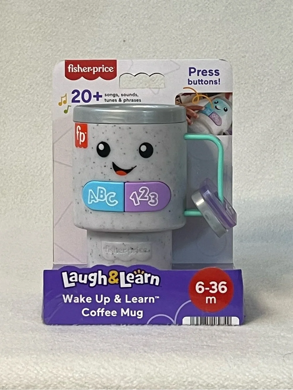Fisher-Price Laugh & Learn Coffee Mugs 3-Pack Bundle Pink Gray Camo Toddler NEW